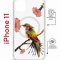 Чехол-накладка iPhone 11 Kruche Magrope Print Колибри