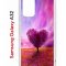 Чехол-накладка Samsung Galaxy A32 Kruche Print Pink heart