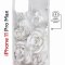 Чехол-накладка iPhone 11 Pro Max Kruche Magnet Print White roses