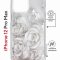 Чехол-накладка iPhone 12 Pro Max Kruche Magrope Print White roses