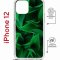 Чехол-накладка iPhone 12/12 Pro Kruche Magrope Print Grass