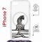 Чехол-накладка Apple iPhone 7 (598922) Kruche PRINT Tiger