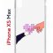 Чехол-накладка Apple iPhone XS Max (580655) Kruche PRINT Котолюбовь