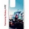 Чехол-накладка Samsung Galaxy A32 (598888) Kruche PRINT Киберпанк