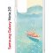 Чехол-накладка Samsung Galaxy Note 20 Kruche Print озеро цветов