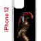 Чехол-накладка Apple iPhone 12  (588925) Kruche PRINT Гладиатор