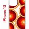 Чехол-накладка iPhone 13 Kruche Print Orange