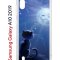 Чехол-накладка Samsung Galaxy A10 2019 Kruche Print Лунный кот