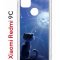Чехол-накладка Xiaomi Redmi 9C Kruche Print Лунный кот