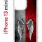 Чехол-накладка iPhone 13 mini Kruche Print Крылья