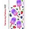 Чехол-накладка Samsung Galaxy A22 (606545) Kruche PRINT Ice Cream