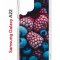 Чехол-накладка Samsung Galaxy A22 Kruche Print Fresh berries