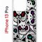 Чехол-накладка Apple iPhone 13 Pro (606543) Kruche PRINT Angry Cats