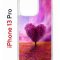 Чехол-накладка iPhone 13 Pro Kruche Print Pink heart