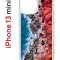 Чехол-накладка Apple iPhone 13 mini (606541) Kruche PRINT Морской берег