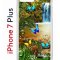 Чехол-накладка iPhone 7 Plus Kruche Print Водопад