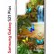 Чехол-накладка Samsung Galaxy S21 Plus (594681) Kruche PRINT Водопад