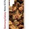 Чехол-накладка Samsung Galaxy Note 10+ (580678) Kruche PRINT Котик с рыбками