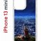 Чехол-накладка iPhone 13 mini Kruche Print Ночные Огни