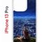 Чехол-накладка iPhone 13 Pro Kruche Print Ночные Огни