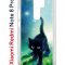 Чехол-накладка Xiaomi Redmi Note 8 Pro (585138) Kruche PRINT Черный кот