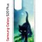 Чехол-накладка Samsung Galaxy S20 Plus Kruche Print Черный кот