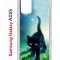 Чехол-накладка Samsung Galaxy A02s Kruche Print Черный кот