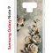 Чехол-накладка Samsung Galaxy Note 9 Kruche Print Белая роза