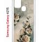 Чехол-накладка Samsung Galaxy A21S (587676) Kruche PRINT Белая роза