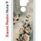 Чехол-накладка Xiaomi Redmi Note 9  (588931) Kruche PRINT Белая роза