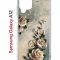 Чехол-накладка Samsung Galaxy A12/M12 Kruche Print Белая роза