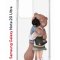 Чехол-накладка Samsung Galaxy Note 20 Ultra (588944) Kruche PRINT Девочка с мишкой