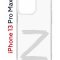Чехол-накладка iPhone 13 Pro Max Kruche Print Zet