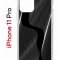Чехол-накладка iPhone 11 Pro Kruche Print Line black