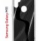 Чехол-накладка Samsung Galaxy M11 (588927) Kruche PRINT Line black