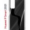 Чехол-накладка Huawei P Smart 2021 Kruche Print Line black