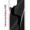 Чехол-накладка Samsung Galaxy A22 (606545) Kruche PRINT Line black