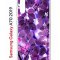 Чехол-накладка Samsung Galaxy A70 2019 (576908) Kruche PRINT Purple leaves