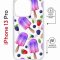 Чехол-накладка iPhone 13 Pro Kruche Magrope Print Ice Cream
