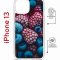 Чехол-накладка Apple iPhone 13 (610629) Kruche PRINT Fresh berries