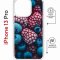 Чехол-накладка iPhone 13 Pro Kruche Magrope Print Fresh berries