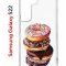 Чехол-накладка Samsung Galaxy S22 (610633) Kruche PRINT Donuts
