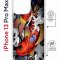 Чехол-накладка iPhone 13 Pro Max Kruche Magrope Print Кои