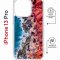 Чехол-накладка iPhone 13 Pro Kruche Magrope Print Морской берег