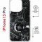 Чехол-накладка Apple iPhone 13 Pro (610630) Kruche PRINT Двигатель