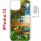 Чехол-накладка Apple iPhone 13 (610627) Kruche PRINT Водопад