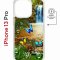 Чехол-накладка Apple iPhone 13 Pro (610631) Kruche PRINT Водопад