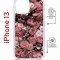 Чехол-накладка Apple iPhone 13 (610629) Kruche PRINT цветы