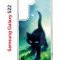 Чехол-накладка Samsung Galaxy S22 Kruche Print Черный кот