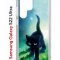 Чехол-накладка Samsung Galaxy S22 Ultra Kruche Print Черный кот